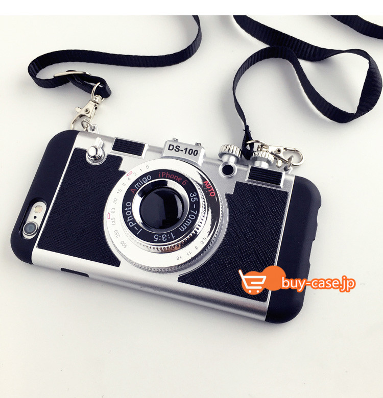 
韓国オリジナル カメラ型iphone6ケース6sアイフォン7plusシリコン製