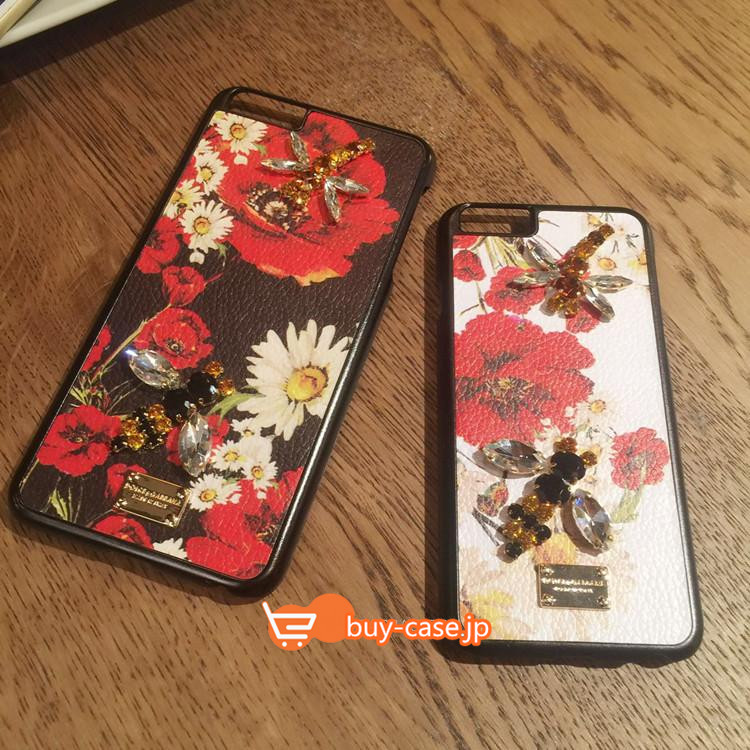 可愛い iphone8/7s/6s ケース ドルチェ&ガッバーナiphoneX/8Plus/8/7 ケース キラキラ