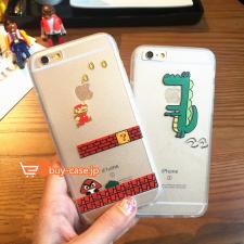 限りの爆安！男性芸能人13スーパーマリオブラザーズ 8plusキャラクターアイフォンiphone6sケース7PLUSシリコンソフト携帯カバー5s