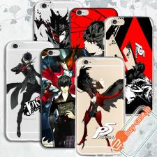 ペルソナ5スマホケースPersona5心の怪盗団iPhone13/8ケース ジョーカー主人公雨宮蓮アイフォン8Plus/7Plus/6s携帯カバーソフトシリコン製スカル坂本竜司iPhone7艶消しGalaxy S9+パンサー高巻杏モナiPh