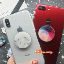 海外人気スマホスタンド ハリウッドスター愛用ホルダー スマホ 落下防止セレブiPhone galaxy全機種対応芸能人 スタンドかわいいタブレット貼るだけの簡単装着スマホスタンド タブレットスタンド丸いラウンド型インスタ映え車載ホルダー