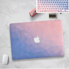 グラデーションカラー紫色MacBook Pro&Airオシャレ デザイン シェルカバー ピンク幾何学模様チェック柄macbook pro 13ケースair 11 13 retina displayマックブックかわいい15インチケース ソフト