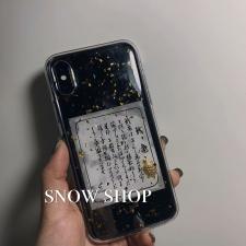 金運 亀 神社iPhone 13 Proケース浅草寺 浅草神社透明ハードケースiPhone 14 Pro Max/11亀のお守りクリア スマホケースきれいキラキラ ラメ入り金箔アイフォンXS/XR/8plus/7きらきらケースかわいい金運