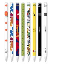 可愛いアップルペンシル カバー ピカチュウApple Pencilシール果物柄iPadPro用タッチペンカバー第1世代/第2世代対応スキンシール貼るだけ簡単男女ペア花柄フルセット全面対応デザインシール ステッカー キムヒョナ