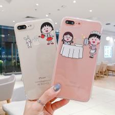 ちびまる子ちゃんiPhone 13/SE第2世代ケース可愛いTPUソフト携帯カバー透明キャラクター アイフォン14/11 Pro Maxケースさくら ももこ クリアお揃いスマホケースiPhoneX/XR穂波 たまえ7/8plusたまちゃん