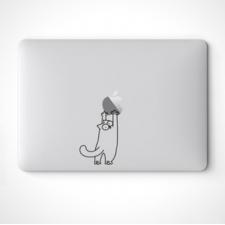 猫MacBookデコ シール ロゴねこ面白いおしゃれスキンシール16 15.4 14 13 12インチねこ柄Macbook Air/Proステッカー ネコ レディース メンズ白猫黒猫かわいい個性的マックブックPro 13
