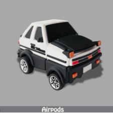 AE86藤原拓海エアポッズプロairpodsproシリコンケース頭文字Dおしゃれ カバーAirPods Pro3イヤホン新型かっこいいハチロク第2世代ソフト本体 装着スプリンタートレノAirPods Proケース