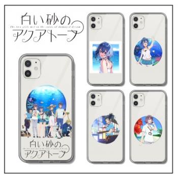 白い砂のアクアトープiphone13pro 14miniケース海咲野くくる 宮沢風花かわいいアニメ女子キャラクター照屋月美 仲村櫂アイフォン12 11 Pro Max 11スマホケース全機種対応ガラスケース ソフトカバーp A Works Se2