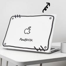 二次元デザイン半透明macbookproケース16インチ14インチMacBook Pro 2021 air13クリアカバーMacBook Air M1 2020艶消し白色マックブックエアー可愛い保護ケース薄型