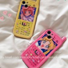 面白いNOKIA携帯電話外観iPhone 13 Proケース可愛い美少女戦士セーラームーンiPhone14pro max/11アイフォンxr/xsmaxノキア耐衝撃クラシックiphone12proソフトシリコンカバーX女子 木之本桜