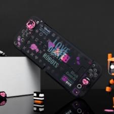 ラブ、デス&ロボットswitch oledケースLove, Death & Robots Switch有機ELモデル個性的tpuソフト スイッチライト保護カバー耐衝撃ニンテンドースイッチライト ケース