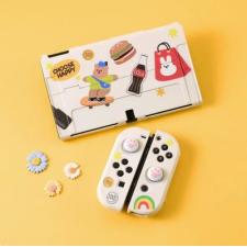 switcholedケースくまソフトシリコンNintendo Switch 有機EL ケース 収納ケース可愛いうさぎスイッチ耐衝撃oled	 Nintendo Switch ケース ハードケース薄型クマ兎NS落下試験済み 収納カバー