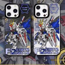 フリーダムガンダムFREEDOMGUNDAMアイフォン15 Pro/15 Pro Maxソフトケース劇場版『機動戦士ガンダムSEED FREEDOM』iPhone 15/14/15PROMAXケースかっこいいガンダムSEEDシリーズ最新作