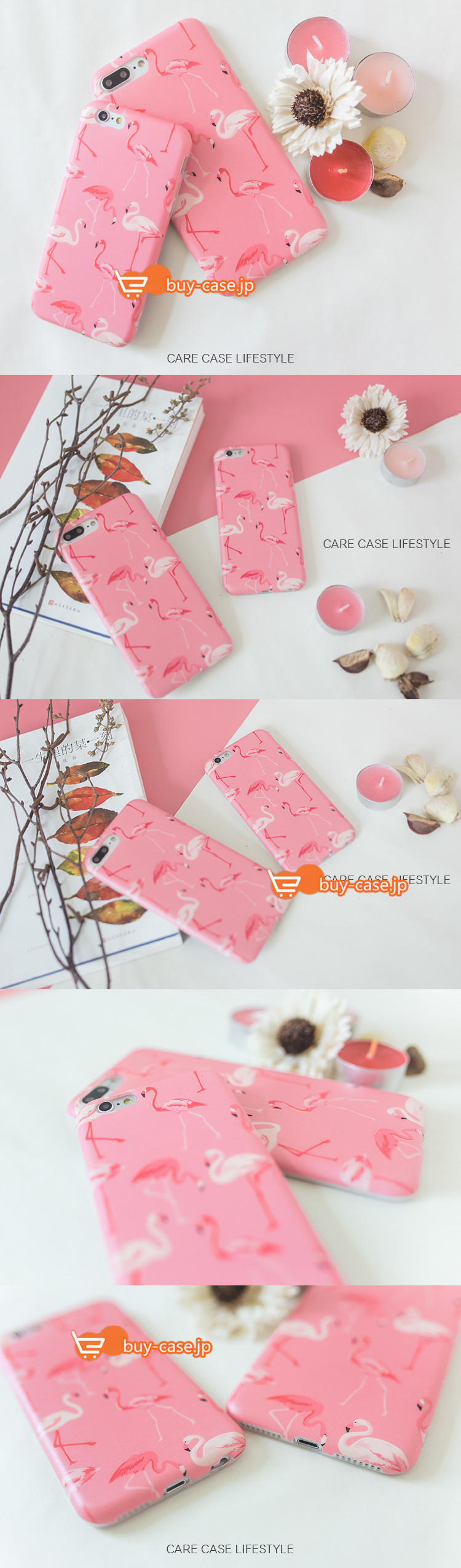 
オリジナル設計ピンク色粉個性的女性フラミンゴ鳥動物ソフト携帯カバー アイフォンiphone76s/67plusケース
