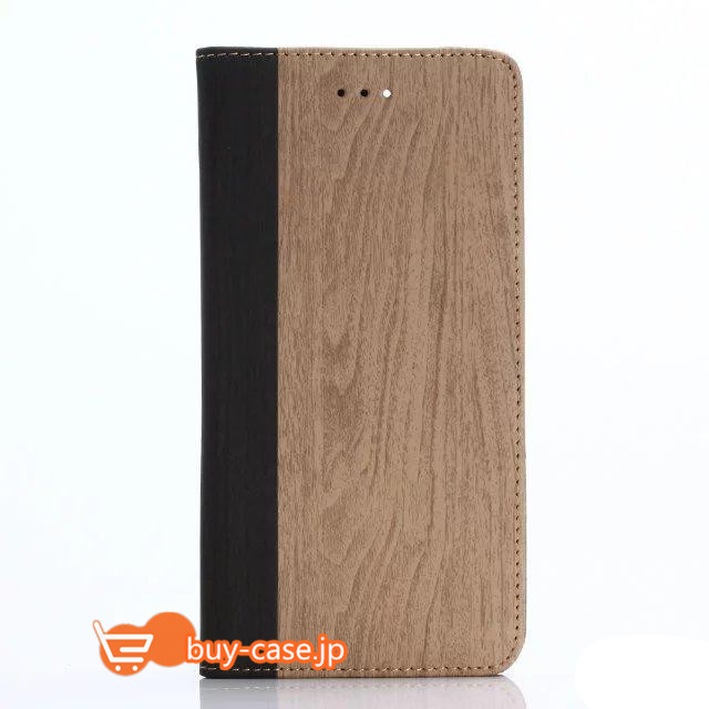 
iphone7ケース手帳アイフォン7plus木紋木柄保護カバー革製i7カード収納スタンド機能スマホケース最新ウッド柄
