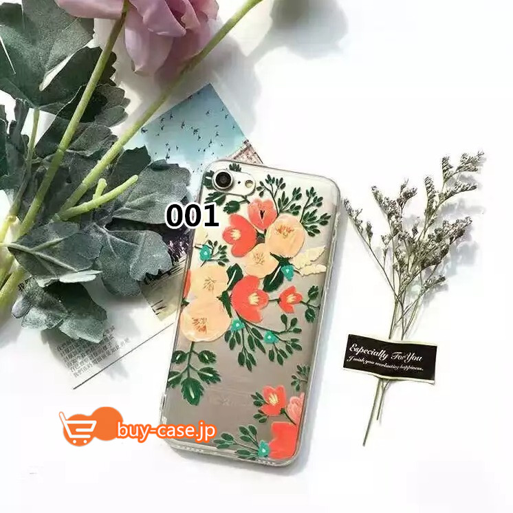 
正規品Sonix透明クリア花柄iphone7/8ケース アイフォン7 plusフラワー
