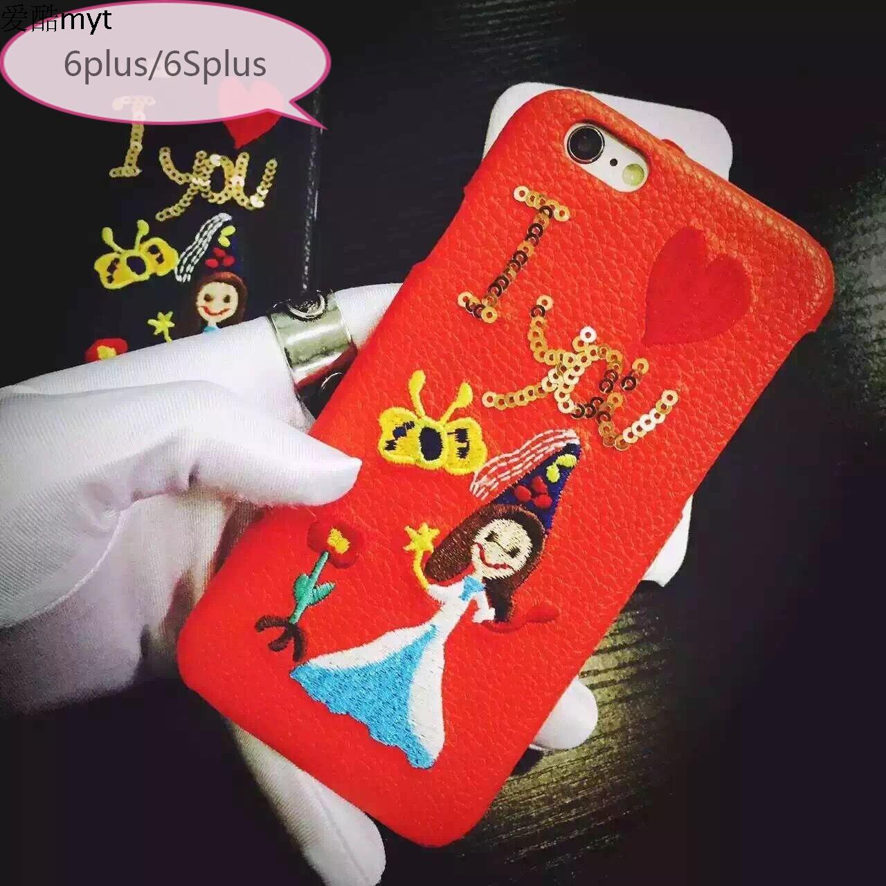 
ファッションショー人気ハート刺繍ガール少女iphone8/7s/7ケースドルチェ&ガッバーナ
