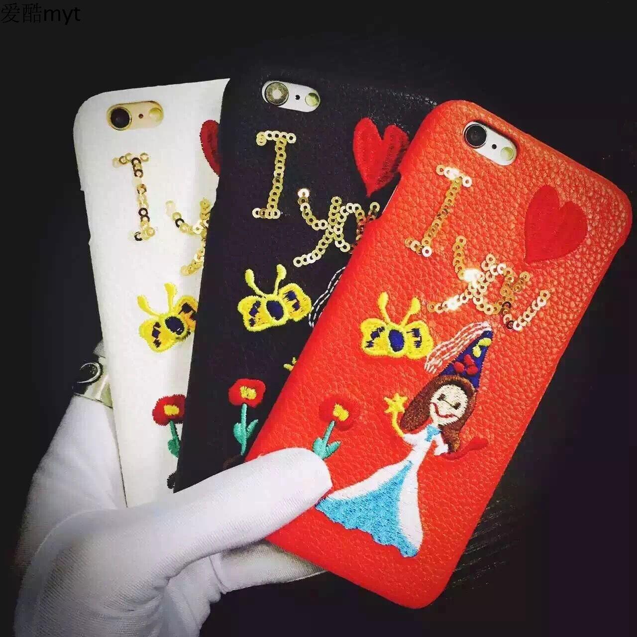 
ファッションショー人気ハート刺繍ガール少女iphone7s/7ケースドルチェ&ガッバーナ
