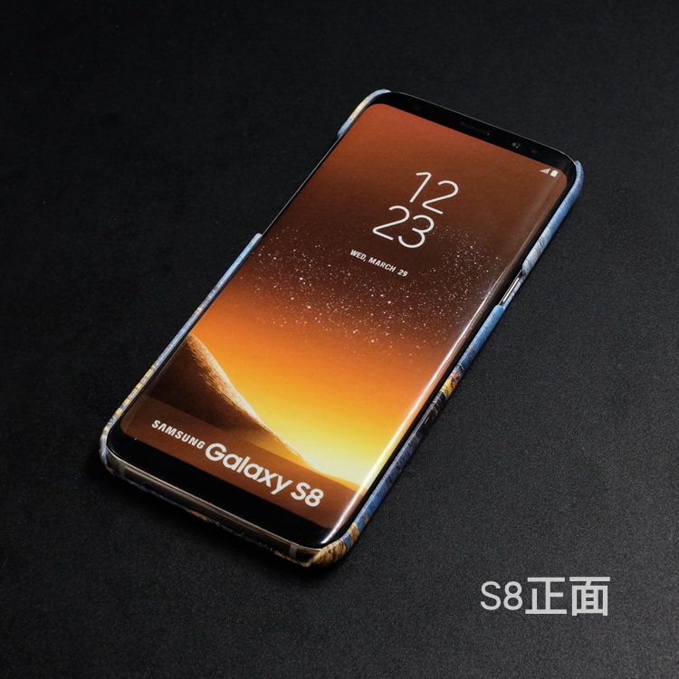 韓国ギャラクシーs8ケース抽象的s8plus保護カバー油絵galaxys8+プラス繊細マット素材面白い耐衝撃オリジナル男女おしゃれ