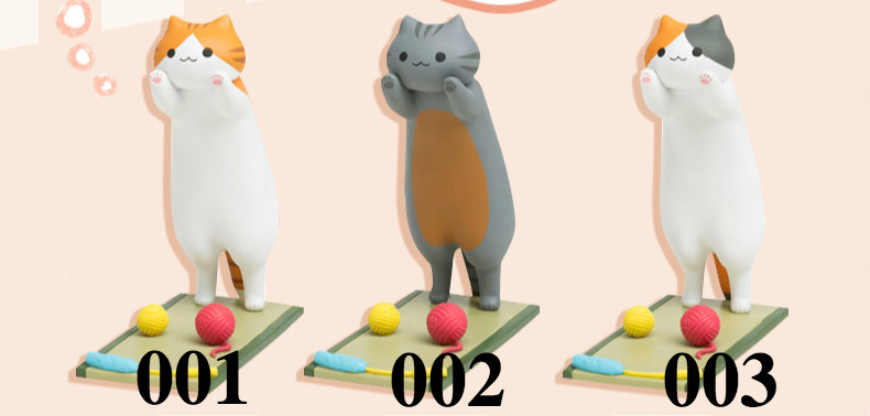 子猫可愛いデザイン立体ねこスマホスタンド スマートフォンスタンド Mobile Phone Holderネコ萌え面白いキャット