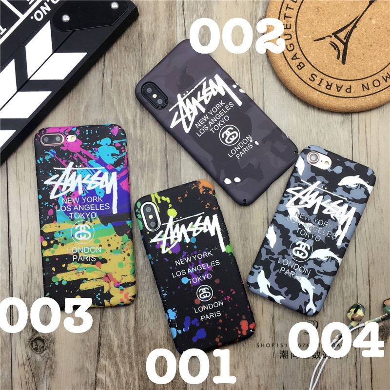 iPhoneX/8/7 ケース メンズステューシーSTUSSY