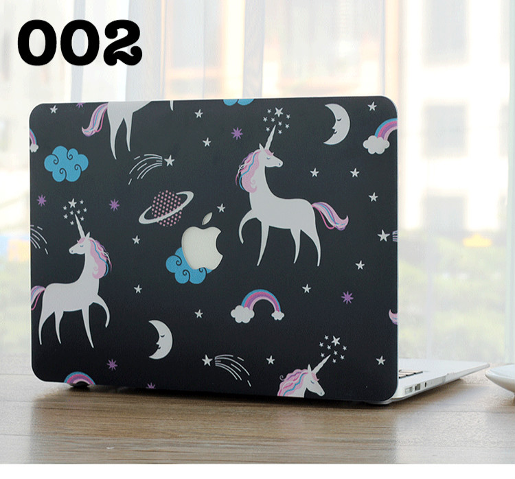 Macbook Pro保護ケース11薄型マット素材13.3インチ可愛いユニコーンAirカバー角獣15フラミンゴ