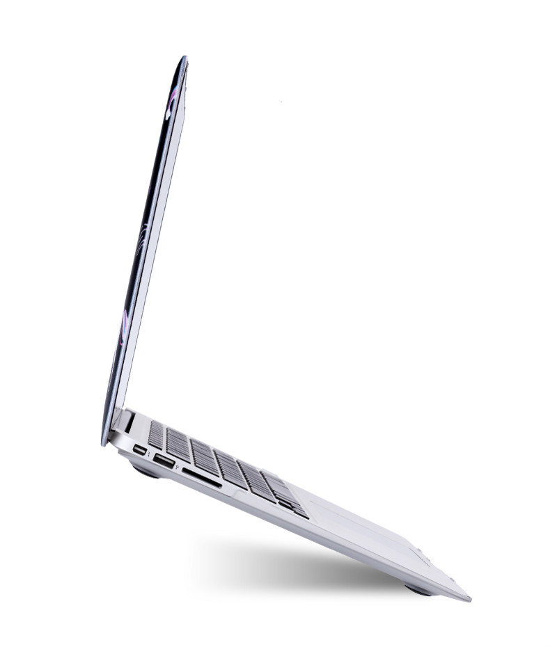 Macbook保護ケース11薄型マット素材13.3インチ可愛いユニコーンAirカバー12マックブック一角獣15フラミンゴ