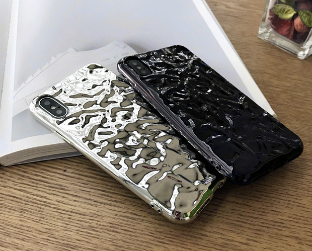 インスタ映え人気iphone6s/Xケース個性的アイフォン7/8plus携帯カバー有名人iPhoneX/8Plusゴールド金属箔