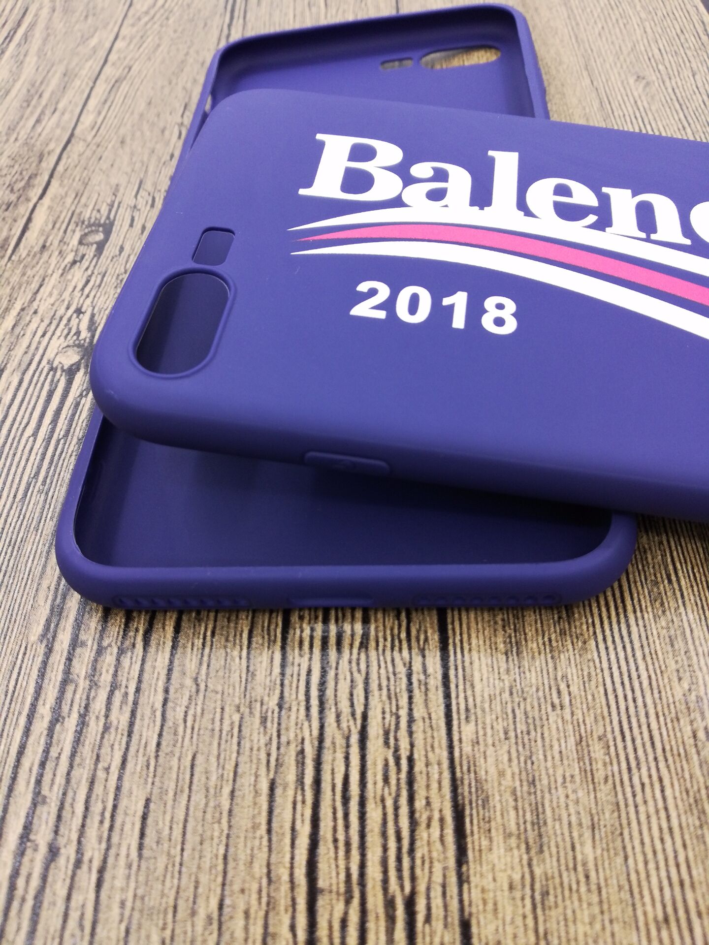 ストリートブランドBalenciagaソフトケースiPhoneX/8Plus/8男女ペアお揃いバレンシアガinsアイフォン7Plus/7/6s携帯カバー有名人