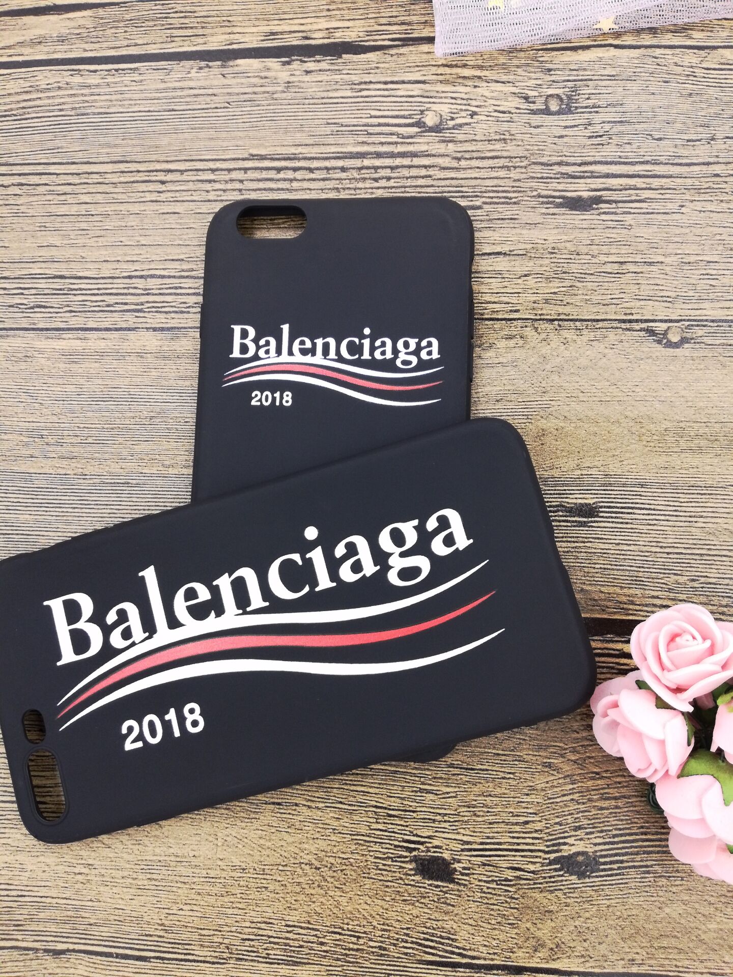 ストリートブランドBalenciagaケースiPhoneX/8Plus/8男女ペアお揃いバレンシアガinsアイフォン7Plus/7/6s携帯カバー有名人