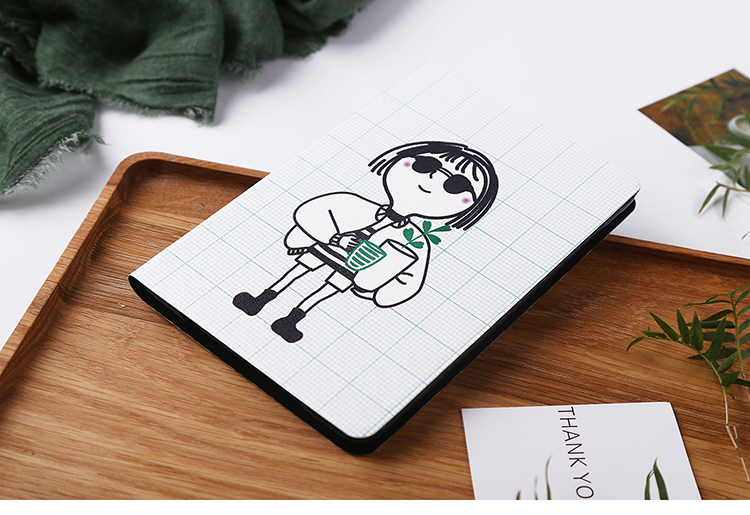 レオンかわいいipad air2ケースmini2/3/4 pro9.7保護カバーキャラクター耐衝撃手帳型ケース レオン・モンタナ少女マチルダ・ランドーi