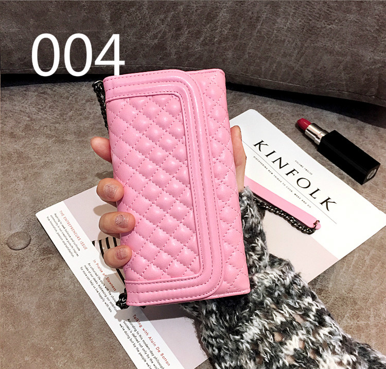 シャネルiPhone9/8plus/7ミラー付き財布icカード収納6s