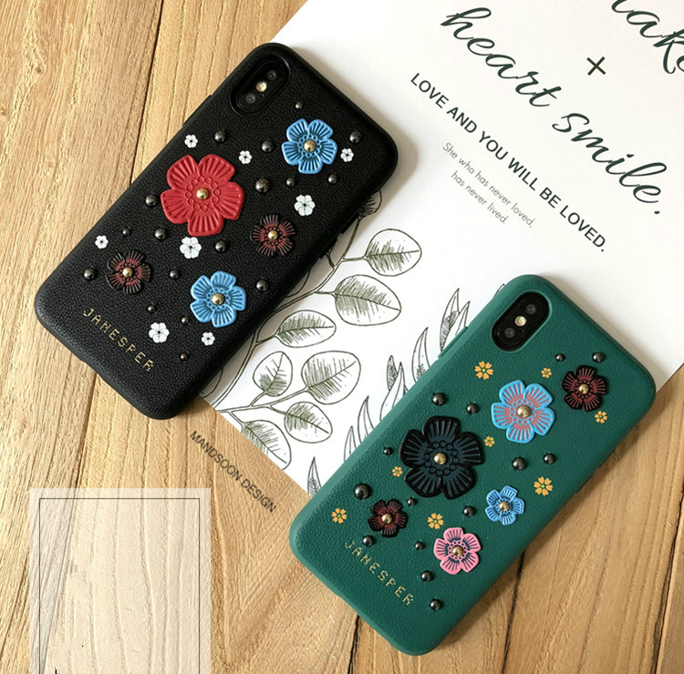 iPhoneXおしゃれ耐衝撃スマホケースかわいいアイフォン8plus個性的花柄携帯カバー7plus高級革製レザーiPhoneX Plusケース