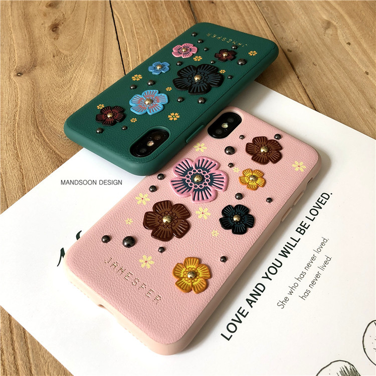 iPhoneX女性おしゃれ耐衝撃スマホケースかわいいアイフォン8plus個性的花柄携帯iPhoneX Plusケース