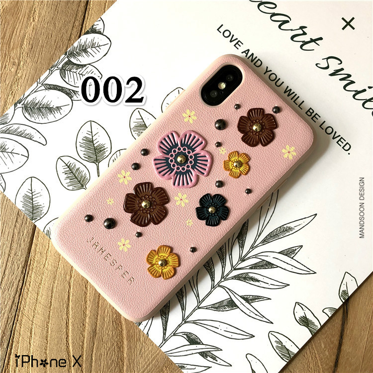 レザーiPhoneX Plusケースアイフォン8/7/6s綺麗カバー多色展開カラフル