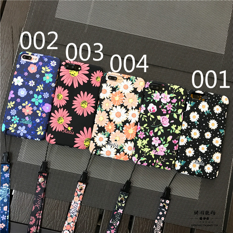 花柄iPhone8plus/8ケース ヒナギク雛菊フルセット全方位保護スマホケース フラワーxsplus耐衝撃アイフォン6s
