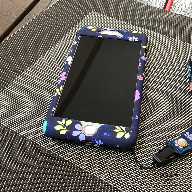 花柄iPhone8plus/8ケース ヒナギク雛菊フルセット全方位保護スマホケース 