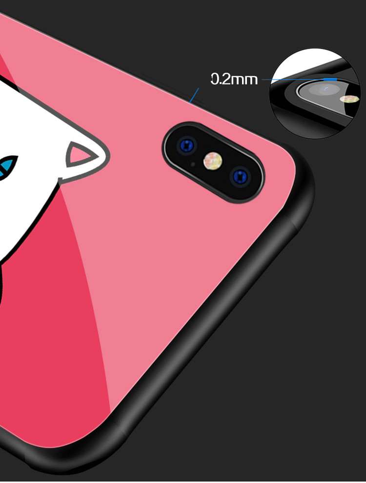 iphonex光沢ファッションブランドRIPNDIPスマホケースXPlus中指猫メッキ加工11リップンディップ ネコねこ9