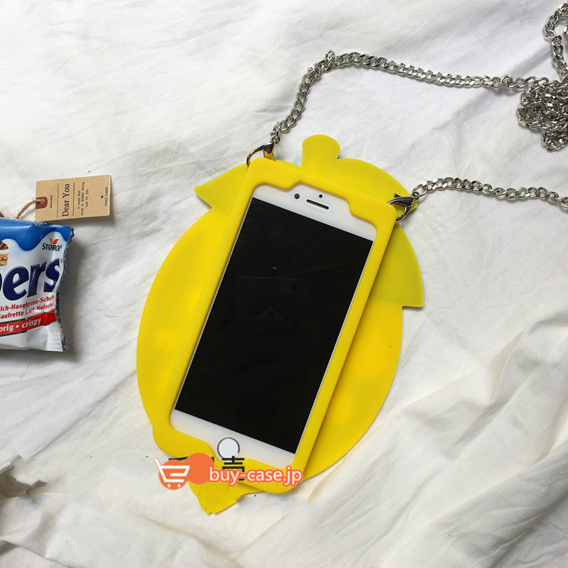 iphone6/7plusスマホケース耐衝撃シリコンiPhone8携帯カバー果物シリーズ ストロベリー女性ショルダーカバー