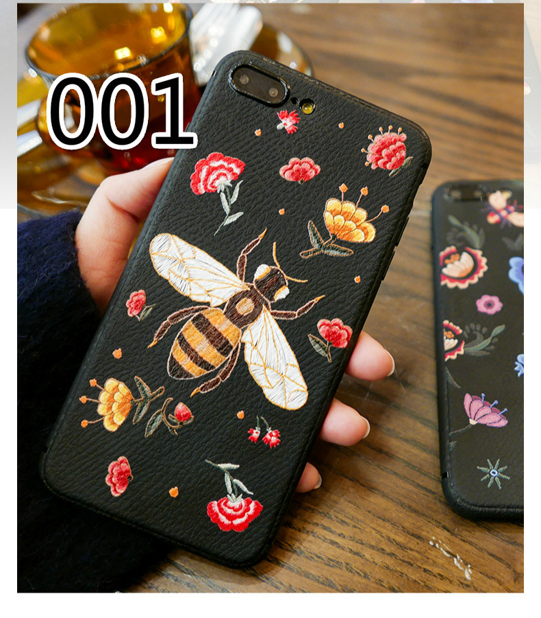 おしゃれGUCCIアイフォンXS/XS Max刺繍スマホケース