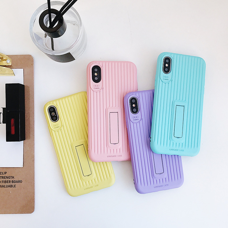 日本製iPhonexsケース最新紫アイフォンXs maxスマホケース水色おしゃれトランク耐衝撃シリコン黄色