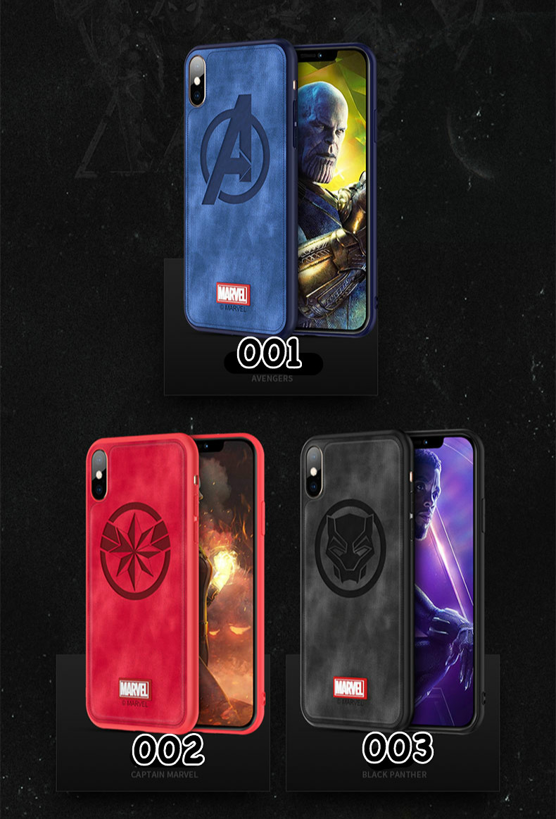 キャラmarvelマーベルiPhone XSスマホXS Max/XRケース カッコいい