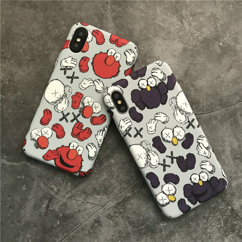 iPhoneXケース キャラクターkawsカウズ個性的カウズ×セサミストリート アイフォン6s/7/8plus携帯カバー