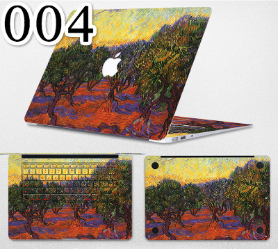 マックブックMacBook Pro 13シール全面おしゃれデザイン ガーリー水彩画macbook Pro 15プロ夜景