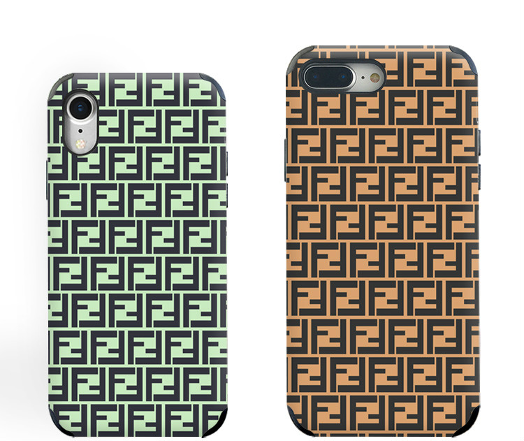 フェンディff柄iphone xsmaxケース6splusシンプル風fendi ff スマホケースXrソフト