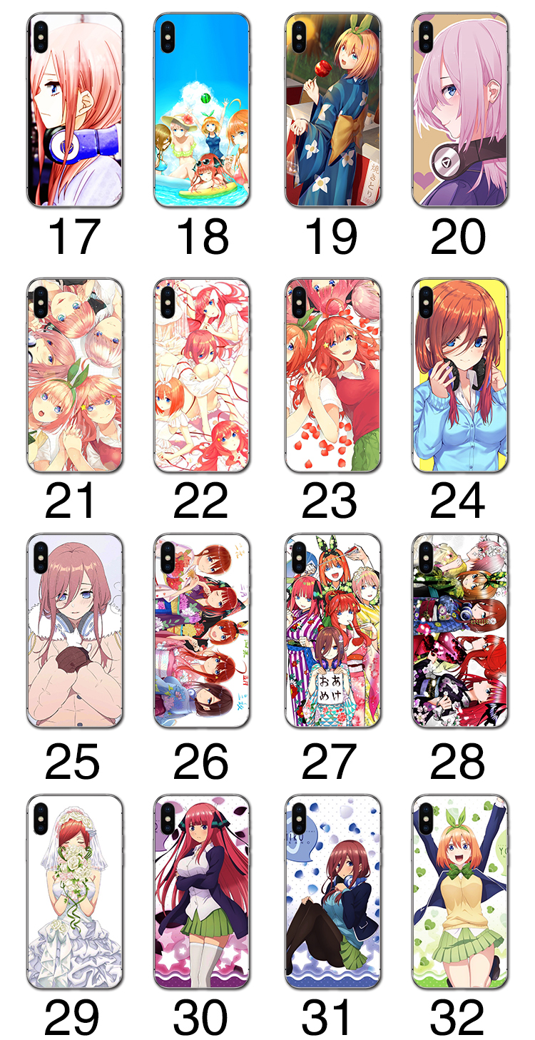 iPhone XS/XS Max/XRケース強化ガラスケース三玖画像かわいい五等分の花嫁アニメ五月人気キャラ全機種対応