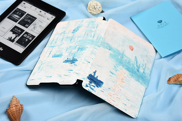 キンドル ペーパーホワイトvoyage電子書籍専用スマートカバー印象派自動スリーブ薄型軽量oasis Amazon Kindle