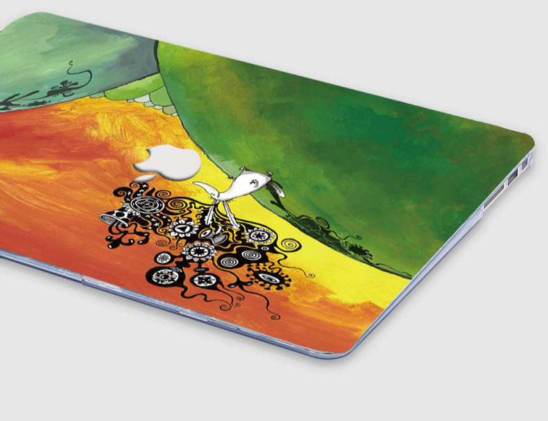 MacBook Air Proケース雲柄きれい空11 12 13インチ 流れ星列車マックブックエアー マックブックプロ ソフトケース