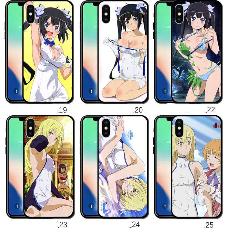 ヘスティア キャラクターiPhone XSケースXS Max/XR/Xスマホカバーかわいいベルクラネル