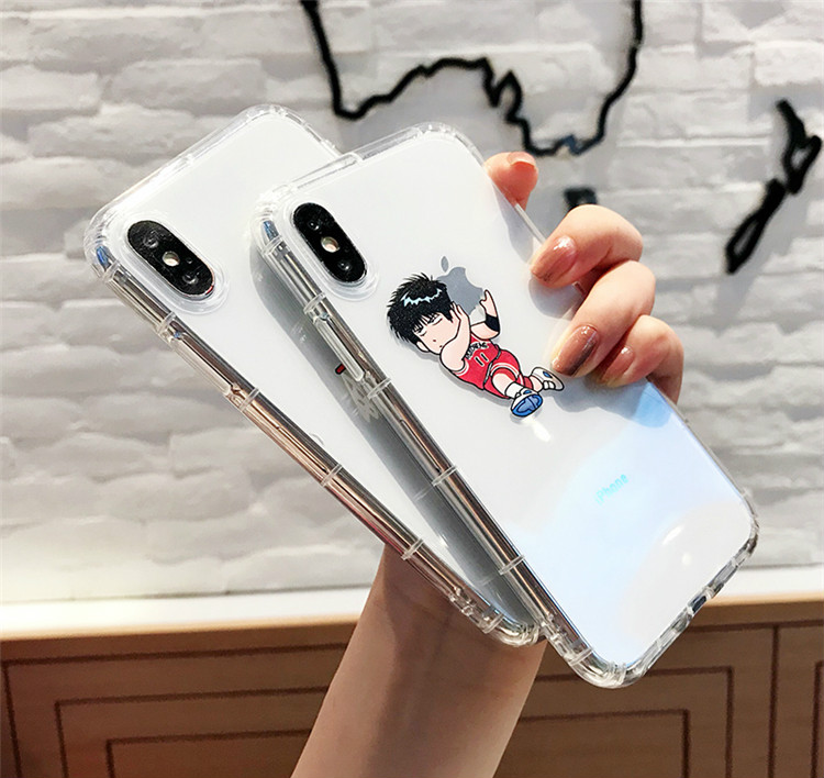 カバー流川楓クリアスマホケースiPhoneXS耐衝撃6sケースかわいいお揃いペア男女